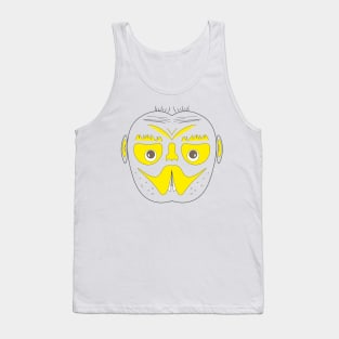 Mister Applehead - Funny character face Tank Top